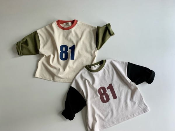 CREAM BBANG - Korean Children Fashion - #Kfashion4kids - 81 Colored Tee