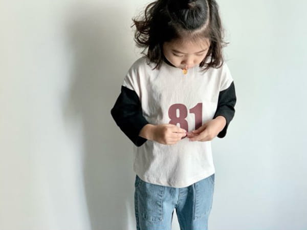 CREAM BBANG - Korean Children Fashion - #Kfashion4kids - 81 Colored Tee - 2