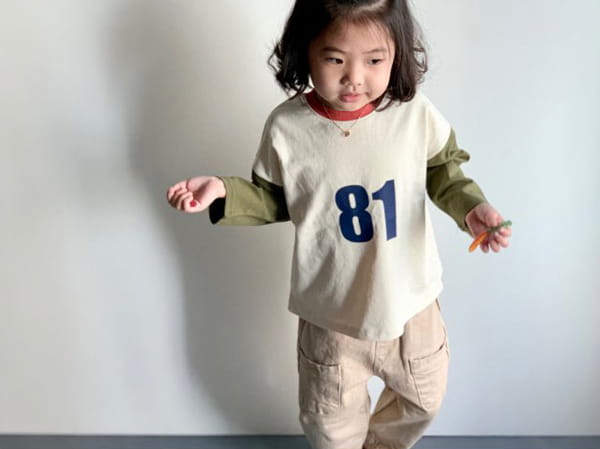 CREAM BBANG - Korean Children Fashion - #Kfashion4kids - 81 Colored Tee - 6