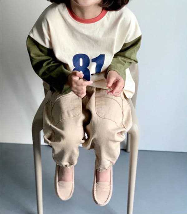 CREAM BBANG - Korean Children Fashion - #Kfashion4kids - 81 Colored Tee - 7