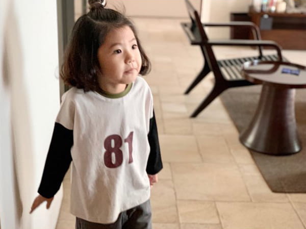 CREAM BBANG - Korean Children Fashion - #Kfashion4kids - 81 Colored Tee - 8