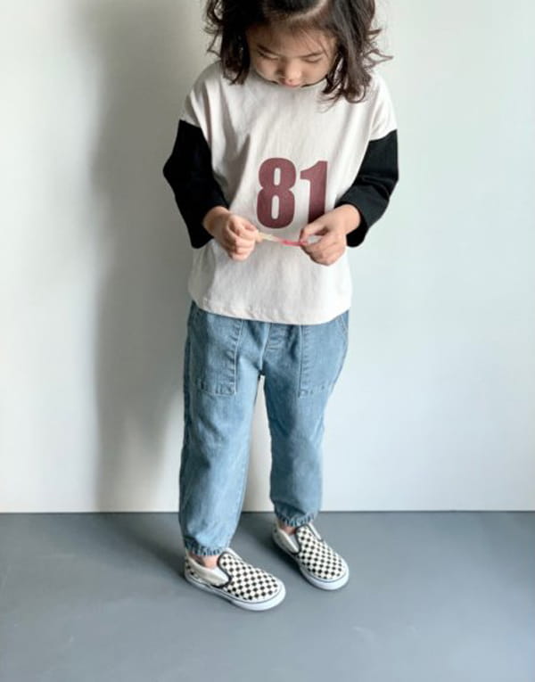 CREAM BBANG - Korean Children Fashion - #Kfashion4kids - 81 Colored Tee - 9