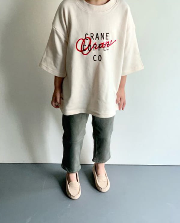 CREAM BBANG - Korean Children Fashion - #Kfashion4kids - Coffe Boxy Tee - 9