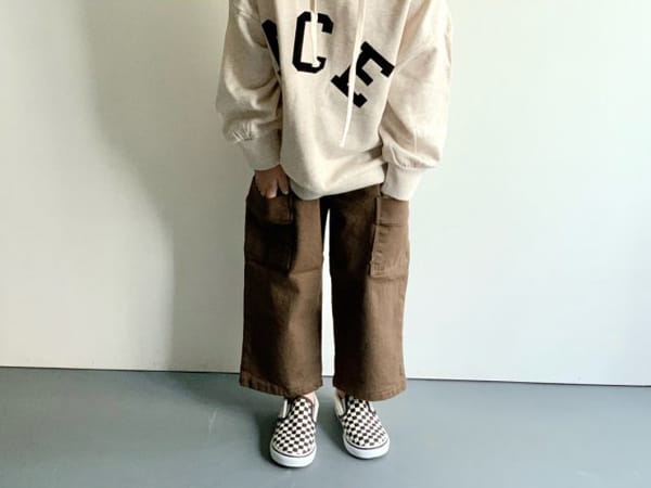CREAM BBANG - Korean Children Fashion - #Kfashion4kids - Cotton Pocket Wide Pants - 10