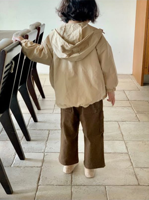 CREAM BBANG - Korean Children Fashion - #Kfashion4kids - Cotton Pocket Wide Pants - 7