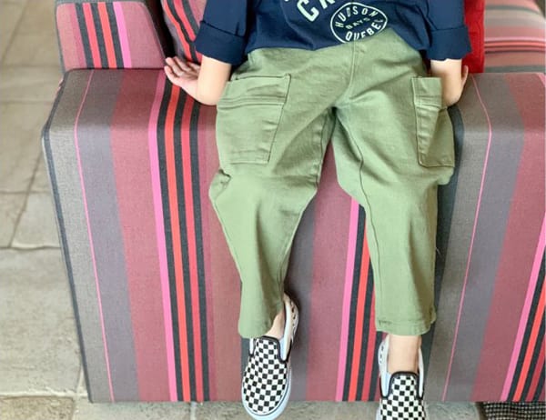 CREAM BBANG - Korean Children Fashion - #Kfashion4kids - Cotton Pocket Wide Pants - 9