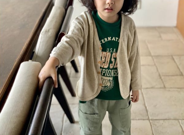 CREAM BBANG - Korean Children Fashion - #Kfashion4kids - Wide Raglan Cardigan - 4