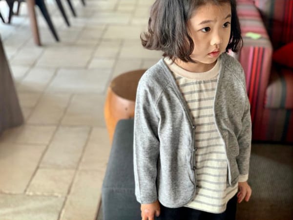 CREAM BBANG - Korean Children Fashion - #Kfashion4kids - Wide Raglan Cardigan - 5