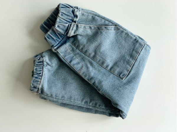 CREAM BBANG - Korean Children Fashion - #Kfashion4kids - Denim Jogger Pants