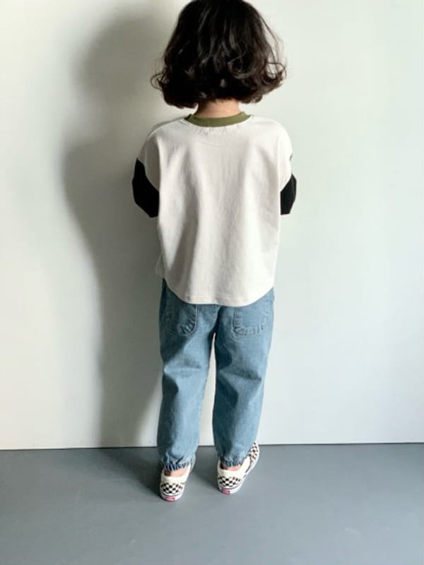 CREAM BBANG - Korean Children Fashion - #Kfashion4kids - Denim Jogger Pants - 6