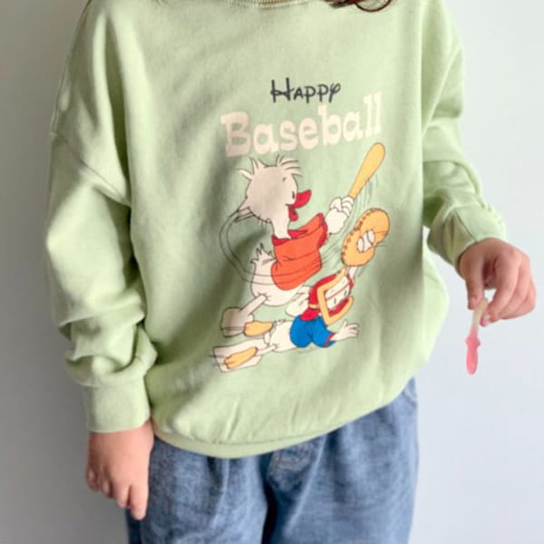 CREAM BBANG - Korean Children Fashion - #Kfashion4kids - Baseball Sweatshirt - 4
