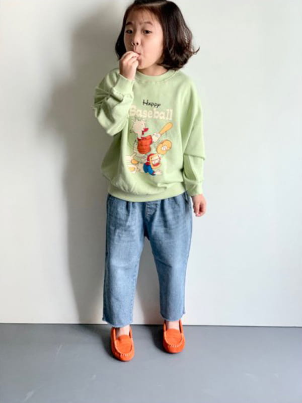 CREAM BBANG - Korean Children Fashion - #Kfashion4kids - Baseball Sweatshirt - 5