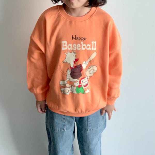 CREAM BBANG - Korean Children Fashion - #Kfashion4kids - Baseball Sweatshirt - 6