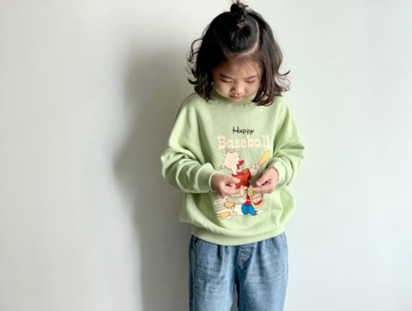 CREAM BBANG - Korean Children Fashion - #Kfashion4kids - Baseball Sweatshirt - 7
