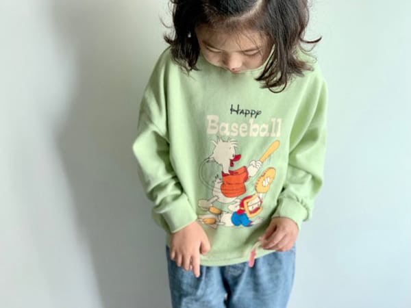 CREAM BBANG - Korean Children Fashion - #Kfashion4kids - Baseball Sweatshirt - 9