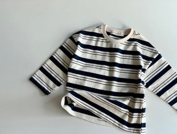 CREAM BBANG - Korean Children Fashion - #Kfashion4kids - Multi Stripe Tee
