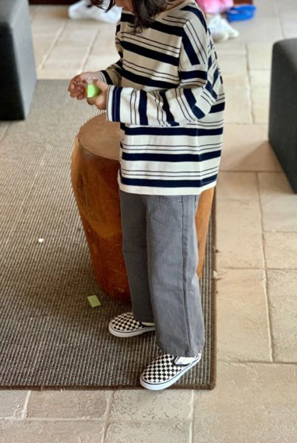 CREAM BBANG - Korean Children Fashion - #Kfashion4kids - Multi Stripe Tee - 10