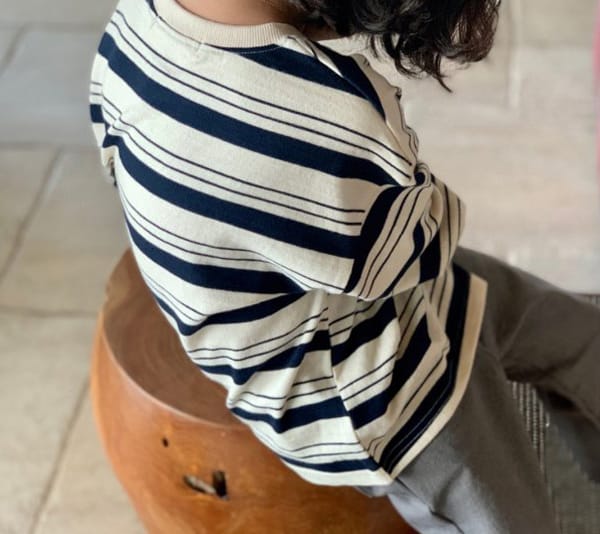 CREAM BBANG - Korean Children Fashion - #Kfashion4kids - Multi Stripe Tee - 11