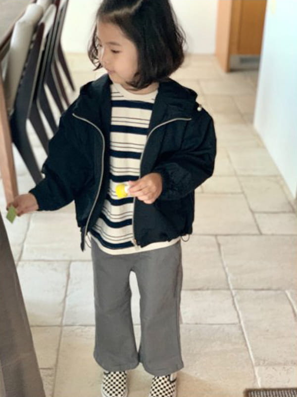CREAM BBANG - Korean Children Fashion - #Kfashion4kids - Multi Stripe Tee - 5