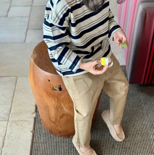 CREAM BBANG - Korean Children Fashion - #Kfashion4kids - Multi Stripe Tee - 9