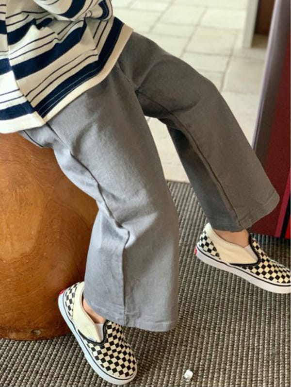 CREAM BBANG - Korean Children Fashion - #Kfashion4kids - Cotton Wide Pants - 10