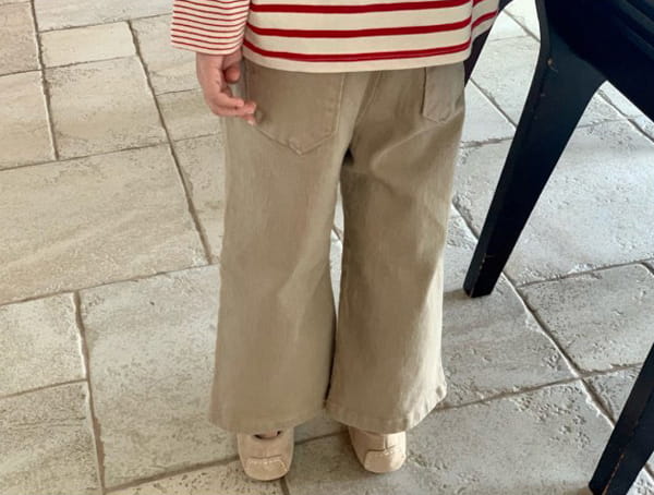 CREAM BBANG - Korean Children Fashion - #Kfashion4kids - Cotton Wide Pants - 2