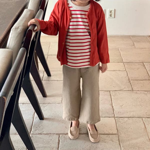 CREAM BBANG - Korean Children Fashion - #Kfashion4kids - Cotton Wide Pants - 3