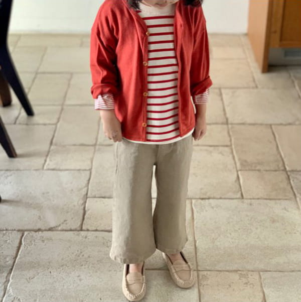 CREAM BBANG - Korean Children Fashion - #Kfashion4kids - Cotton Wide Pants - 8