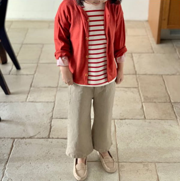 CREAM BBANG - Korean Children Fashion - #Kfashion4kids - Cotton Wide Pants - 9