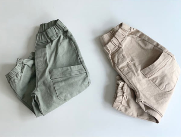 CREAM BBANG - Korean Children Fashion - #Kfashion4kids - Cotton Jogger Pants