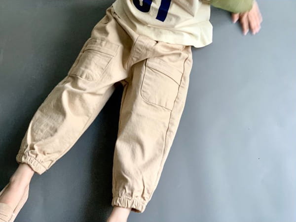 CREAM BBANG - Korean Children Fashion - #Kfashion4kids - Cotton Jogger Pants - 4