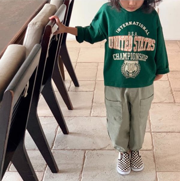 CREAM BBANG - Korean Children Fashion - #Kfashion4kids - Chapion Single Tee