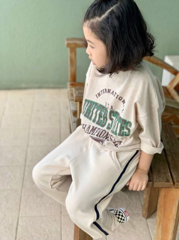 CREAM BBANG - Korean Children Fashion - #Kfashion4kids - Chapion Single Tee - 3