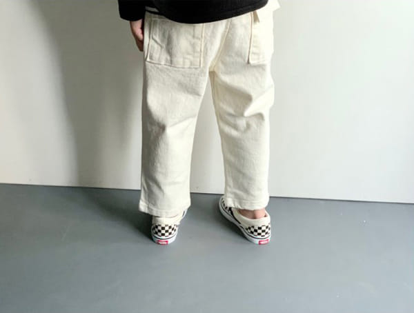 CREAM BBANG - Korean Children Fashion - #Kfashion4kids - Modern Cotton Baggy Pants - 2