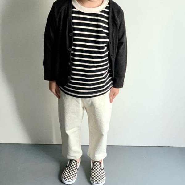 CREAM BBANG - Korean Children Fashion - #Kfashion4kids - Modern Cotton Baggy Pants - 4