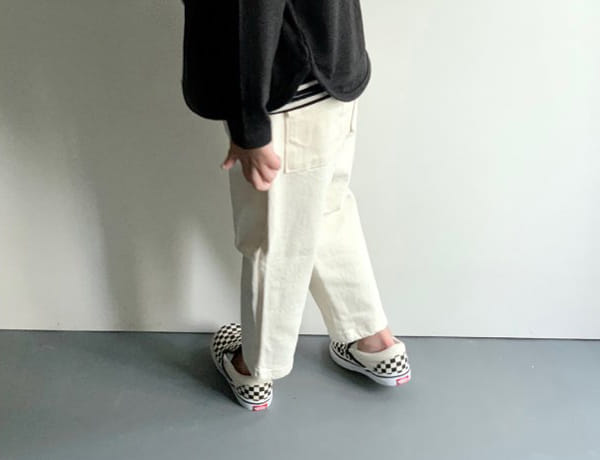 CREAM BBANG - Korean Children Fashion - #Kfashion4kids - Modern Cotton Baggy Pants - 5