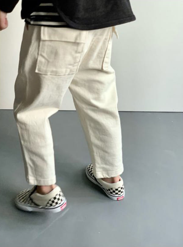 CREAM BBANG - Korean Children Fashion - #Kfashion4kids - Modern Cotton Baggy Pants - 7