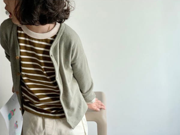 CREAM BBANG - Korean Children Fashion - #Kfashion4kids - Stripe Colored Tee - 11