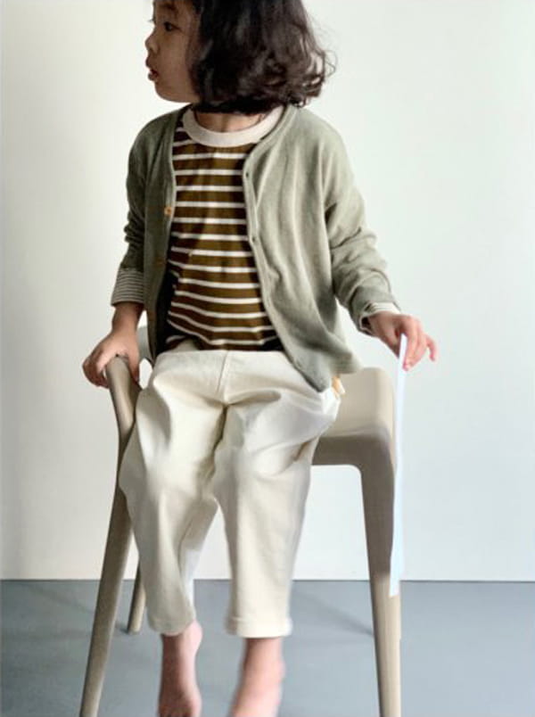 CREAM BBANG - Korean Children Fashion - #Kfashion4kids - Stripe Colored Tee - 12