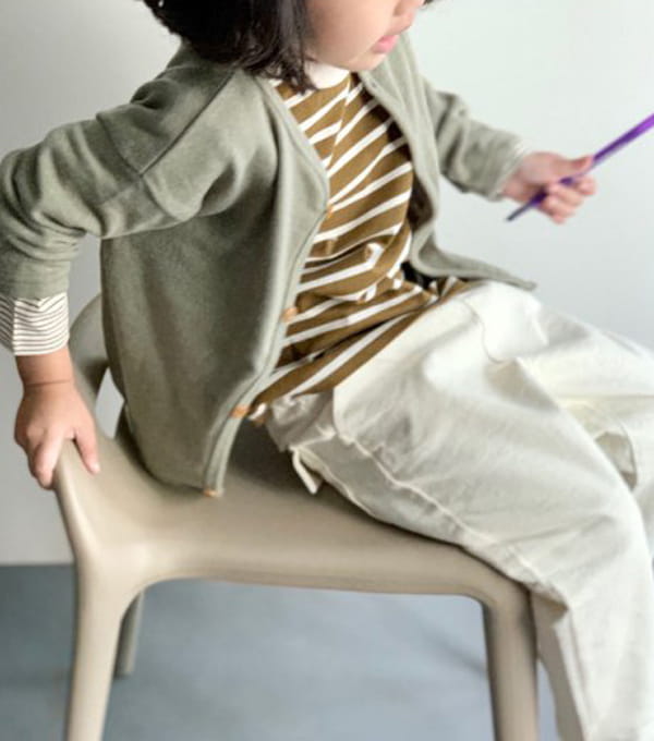CREAM BBANG - Korean Children Fashion - #Kfashion4kids - Stripe Colored Tee - 4
