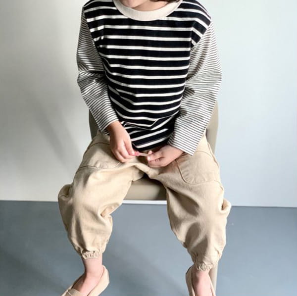 CREAM BBANG - Korean Children Fashion - #Kfashion4kids - Stripe Colored Tee - 9