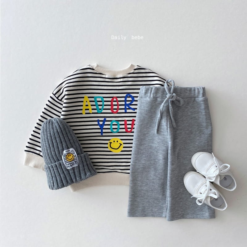 DAILY BEBE - Korean Children Fashion - #Kfashion4kids - Adore Sweatshirt - 11
