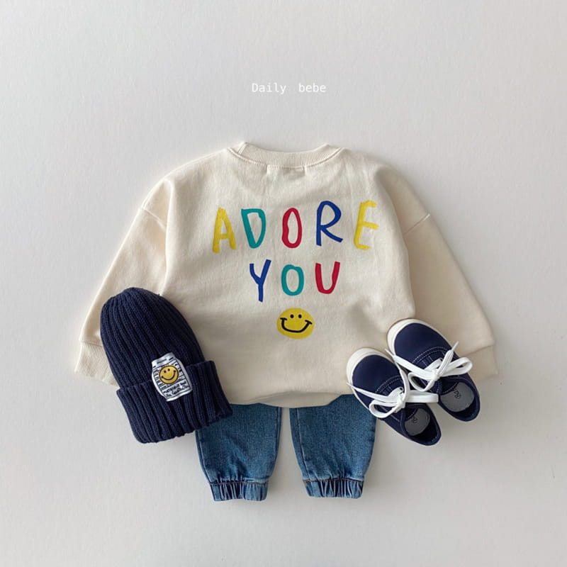 DAILY BEBE - Korean Children Fashion - #Kfashion4kids - Adore Sweatshirt - 3