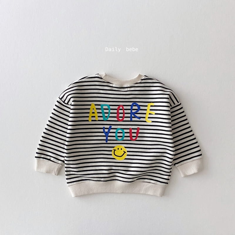 DAILY BEBE - Korean Children Fashion - #Kfashion4kids - Adore Sweatshirt - 8