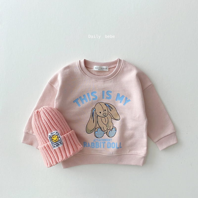 DAILY BEBE - Korean Children Fashion - #Kfashion4kids - Rabbit Sweatshirt