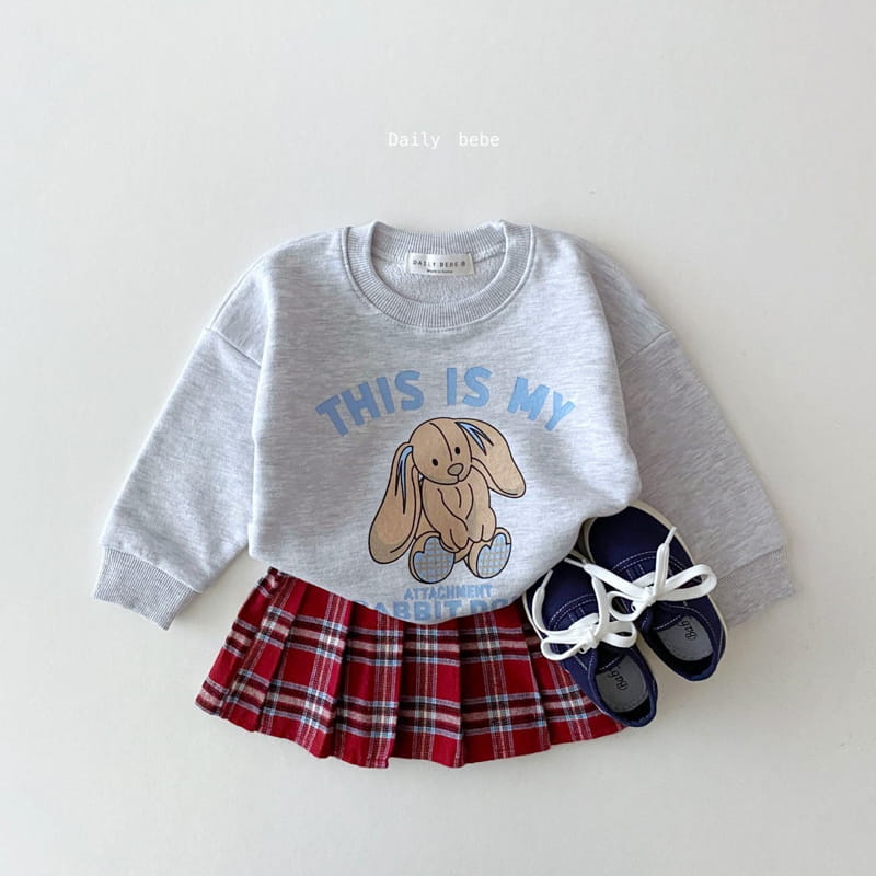 DAILY BEBE - Korean Children Fashion - #Kfashion4kids - Rabbit Sweatshirt - 11
