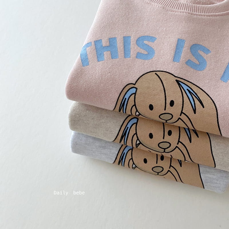 DAILY BEBE - Korean Children Fashion - #Kfashion4kids - Rabbit Sweatshirt - 12