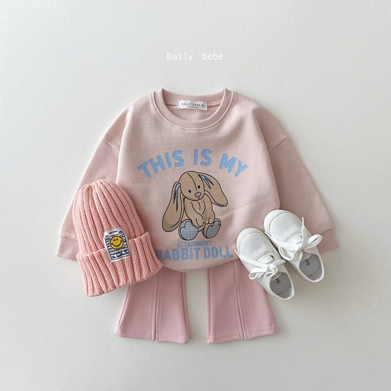 DAILY BEBE - Korean Children Fashion - #Kfashion4kids - Rabbit Sweatshirt - 3