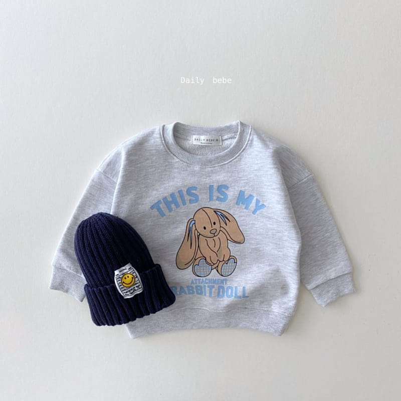 DAILY BEBE - Korean Children Fashion - #Kfashion4kids - Rabbit Sweatshirt - 8