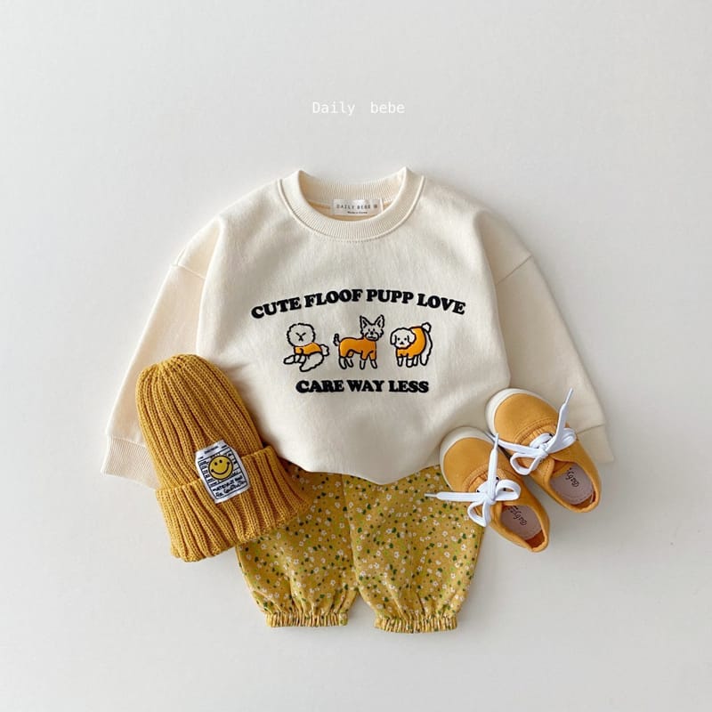 DAILY BEBE - Korean Children Fashion - #Kfashion4kids - Puppy Sweatshirt - 4